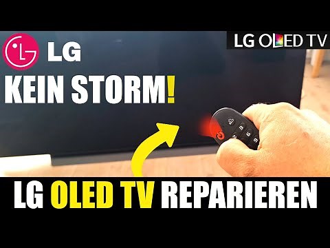 LG OLED TV reparieren - Kein Strom Fernseher geht nicht an Kein Standby Modus Netzteil defekt Lösung