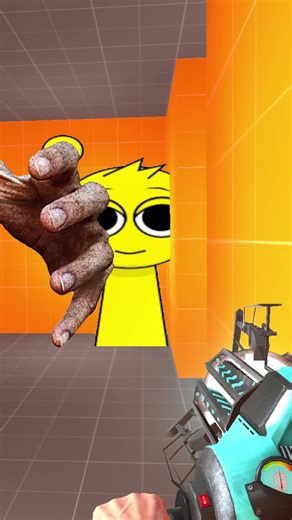 HAND OF GOD vs YELLOW SPRUNKI part #lmgmod #nextbots