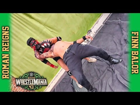 WWE WrestleMania 43 : Roman Reigns vs Finn Balor Full Match | Backyard Wrestling