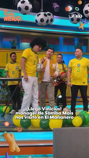 ¡Llegó Vinicius! El Manager de Samba Mais nos visitó en El Mañanero #ElMañanero #SambaMais #Brasil #Canarinha #Mundial2026