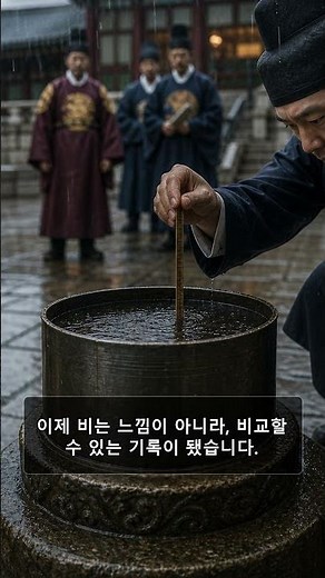 측우기 발명 이야기, 세종은 왜 빗물을 숫자로 바꿨나