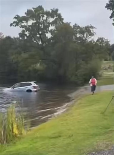 INSTANT KARMA: This Liberal in Massachusetts jumped out of her car to record ICE, but forgot to put it in park 🤣 | David J Harris Jr.