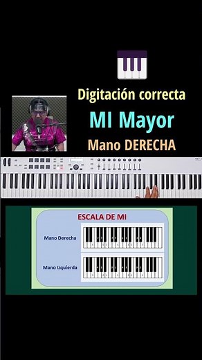🎹 E MAJOR scale ✨How to play it #music #piano #learnpiano