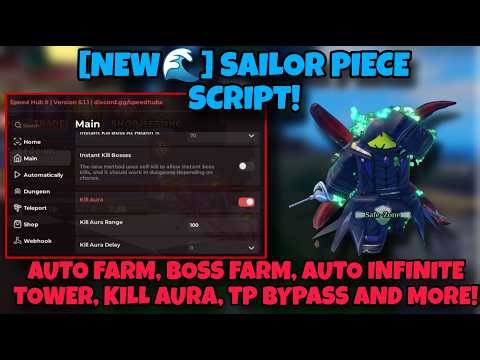 [NEW🌊] SAILOR PIECE SCRIPT - AUTO BOSSES, TP BYPASS, AUTO TOWER, KILL AURA, INF CHESTS AND MORE!