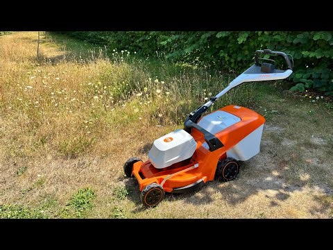 I finally got a battery mower! First use of the STIHL RMA 453 PV!