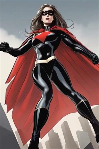 Obsidian Superheroine | #ai #superhero