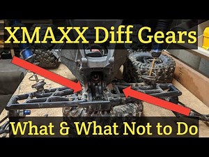 XMAXX 8s Rear Diff & Pinion Gear Replacement