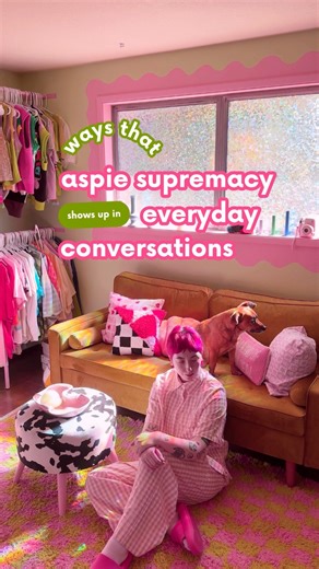 aspie supremacy is the problematic ideology that low support need autistics are genetically and/or morally superior than non-autistic folks, higher support autistic folks, and other disabled folks! and unfortunately, I hear these red flag phrases everyday in these spaces from LSN folks with little accountability! yes, it is super harmful to ALL of us and can look blatantly obvious (“we’re the next step in evolution!”) to more covert things like ignoring MSN and HSN experiences in advocacy, prais