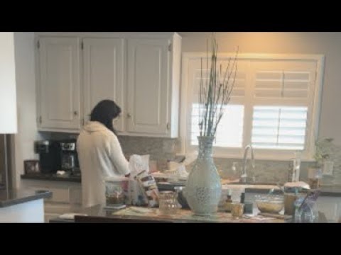 Watching mother bake and playing games ! 😙