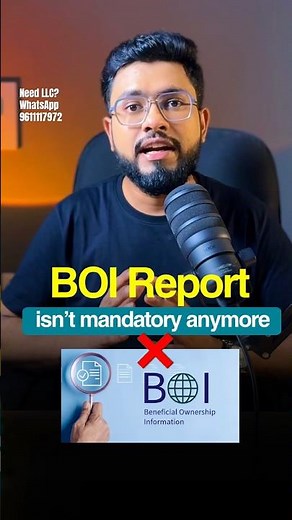 BOI Report Is Not Mandatory Anymore? Important Update for LLC in USA from India