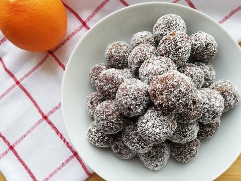 Biluțe de biscuiți și curmale, învelite în cocos #Desert #Bilutedebiscuiti