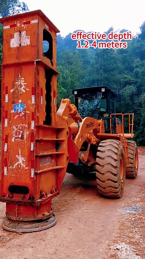 The effective depth of the Rapid Impact Compactor is 1.2-4 meters #compactor #compaction #geotechnicalengineering #soilimprovement