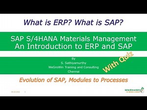 SAP MM | What is ERP? | Explained Simply for SAP Beginners | Materials Management | 02-01