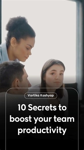 10 Secrets to boost your team productivity #productivityadvice