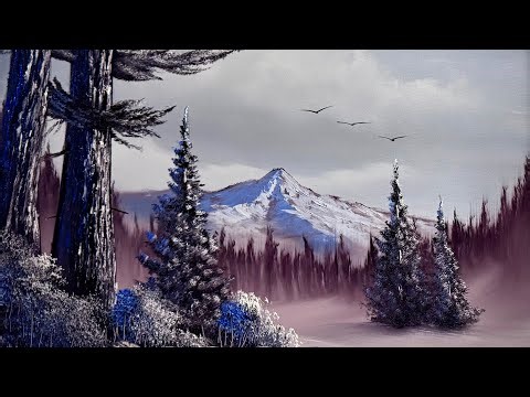 Day Seascape Tutorial on 16x20" White Canvss with Liquid White base #PaintWithJosh #PaintingTutorial