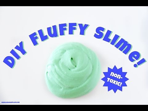 DIY Fluffy Slime (Non-Toxic!)