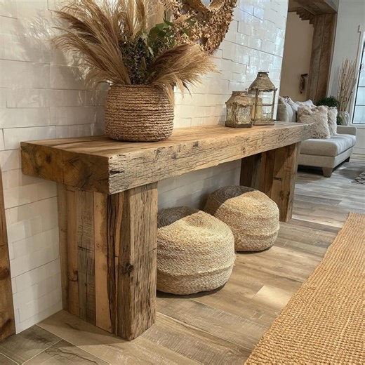 Rustic Console, Solid Walnut Furniture, Handmade Wood Console, Luxury Entryway Console, Walnut Accent Table,wood Console - Etsy