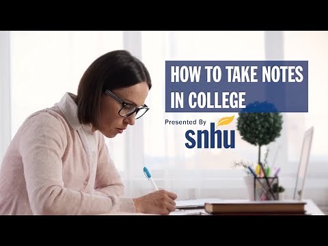 How to Take Notes – Note-Taking Tips for College
