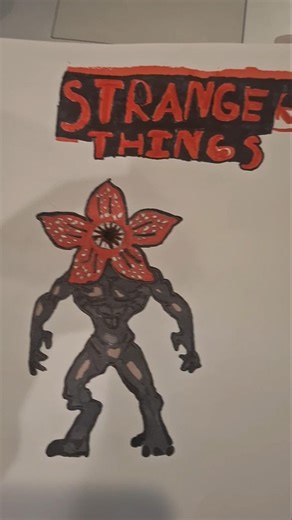 Demogorgon from Stranger Things #strangerthings #demogorgan #drawing #coloring #fypシ゚viral #fyp #
