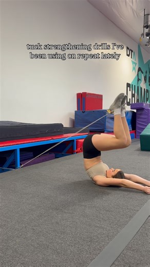 Lauren Hulbert | Tumbling Coach | I use drills for two reasons: to teach shapes (what the skill should feel like) and to strengthen the motions that make your tuck powerful... | Instagram