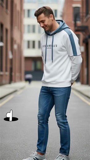 Men's Colorblock Letter Print Hoodie, Casual Regular Fit Long Sleeve Hooded Sweatshirt for Fall & Winter, Men's Clothes for Daily Wear