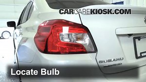 Reverse Light Replacement 2015 Subaru WRX Limited 2.0L 4 Cyl. Turbo