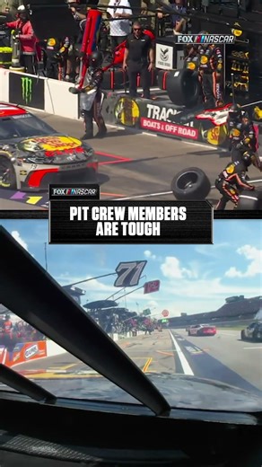 A disastrous pit stop for Chase Briscoe and the No. 19 team 😬 #nascar #pitstop #pitcrew #nascar