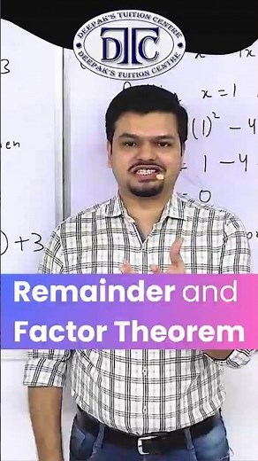 Factorization Class 10 ICSE Explained in 1 Min | Remainder & Factor Theorem