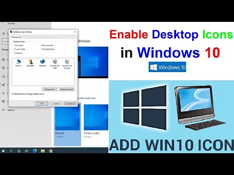 Desktop Icons not showing Windows 10 | How to Enable Desktop icons Windows 10 | Desktop Icon Setting