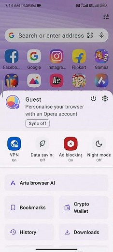How to use opera vpn