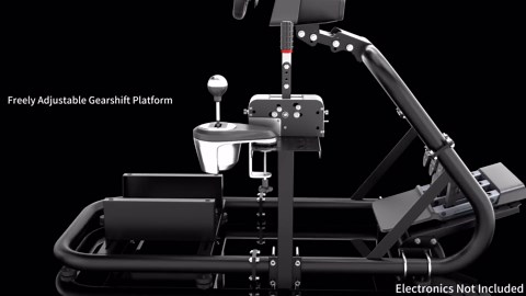 Dardoo Racing Simulator Cockpit Frame Fit for Logitech G27 G920 G923 G29, for Thrustmaster T300 T500, for Fanatec,Adjustable Driving Wheel Stand, Not Included Wheel,Pedal,Handbrake,Shifter & Seat