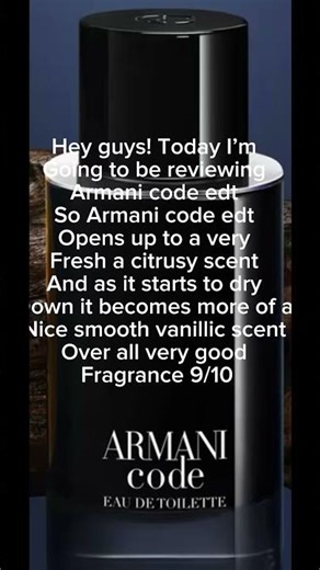 Armani code edt review #shorts #perfume #fragrance #colonge