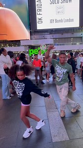 124K views · 14K reactions | Scarlett was excited to dance with @shafar_sjc in Times Square she said I’m so proud of myself because I wasn’t nervous this time! 凉❤️ #scarlettgray #timessquare #dancetrend #jusknow | ScarlettandTiania | Facebook
