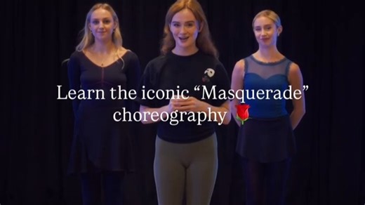 Masquerade 舞蹈教學 from 世界巡演劇院魅影劇組