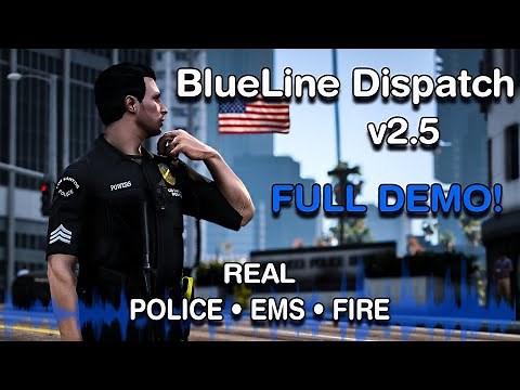 BlueLine Dispatch v2.5 - Most Realistic Dispatch for GTA 5 LSPDFR