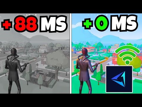 How Much Can GEAR UP LOWER Your Ping in Fortnite Simpsons Season? ⚡