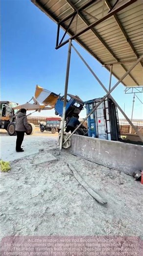 ⚡ 3 Minutes to Understand Truck Loading Process Industrial Loading Station Live