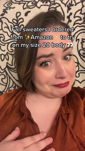 So excited for these fall 2022 plus size basics Ill let you know what I think when it gets here #whatiordered #plussizefashion #plussizeclothes #size20 #greenscreen