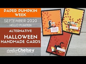 September 2020 Paper Pumpkin (Hello Pumpkin) Alternative Halloween Handmade Cards | Stampin Up