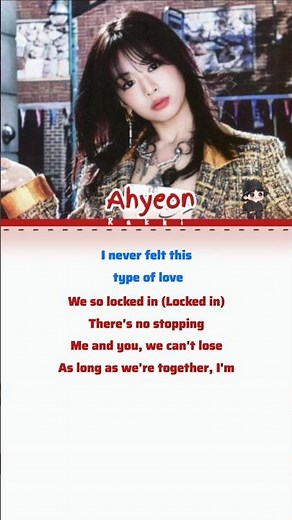 Baby Monster " Locked In " #songlyrics #kpop #babymonster #shorts
