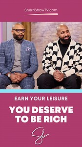The more you know! The "Earn Your Leisure" podcast hosts Rashad Bilal & Troy Millings give financial tips to succeed in 2025 💰 #sherrishepherd #sherrishowtv #thrivein25 #eyl Sherri Shepherd | Sherri