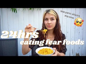 FULL DAY OF EATING FEAR FOODS (eating disorder recovery)