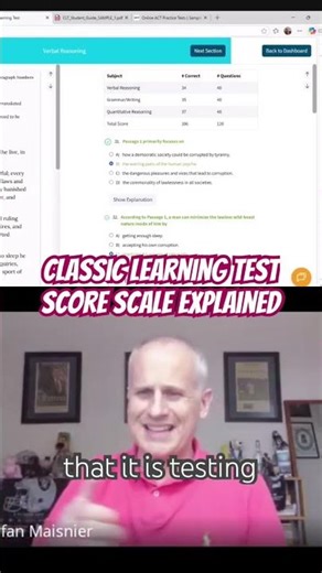 @ClassicLearningTest 0-120 Score Scale Explained