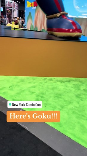 Goku Appearance at NYCC 2023 Toei Animation Booth