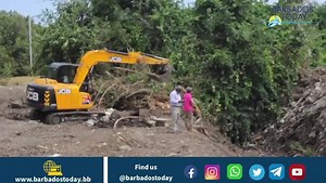 Work is continuing to clear an illegal dump sullying the spring at Bath, St John. When Barbados TODAY visited the area yesterday members of the Rastafarian community said they were satisfied with the process. Video by BT’s Remy Rock #BTNewsYouCanTrust #LeadingOnlineMedium #StaySafe #BTNews #BTEpaper #BarbadosTODAY | Barbados Today