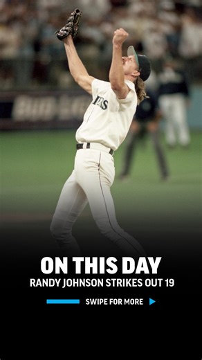 Simply Seattle on Instagram: "On This Day: The Big Unit’s Historic 19-K Performance! August 8, 1997, Seattle Mariners ace Randy Johnson etched his name in baseball history, fanning an incredible 19 Chicago White Sox batters at the Kingdome. This masterful performance matched the major league record for strikeouts by a left-handed pitcher, a feat Johnson had accomplished just weeks earlier on June 24 against Oakland."
