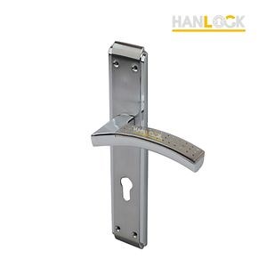[Hot Item] Anti-Corrosion Zinc Modern House Hotel Front Door Pull Handle with Plate