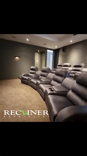 New Cinema Chairs ready for you to enjoy you favorite movies #popcorn #movie #recliner #reclinerseats #relax #blockbuster #friends #familytime #comfort #style