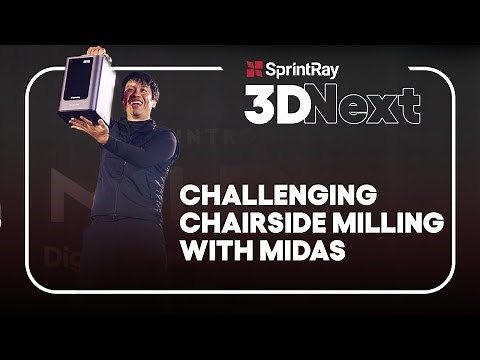 3D Printed Crowns - the first real challenger to Chairside Milling: SprintRay’s Midas digital press