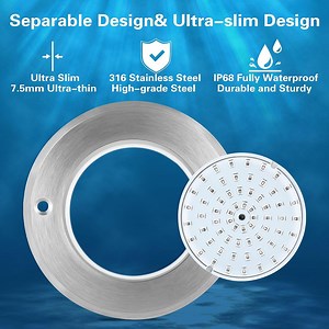 [Hot Item] IP68 Wall Mounted Stainless Steel LED Underwater Swimming Pool Light